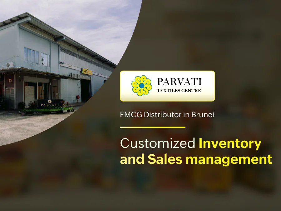 Inventory & sales management for Parvati Textile Centre
